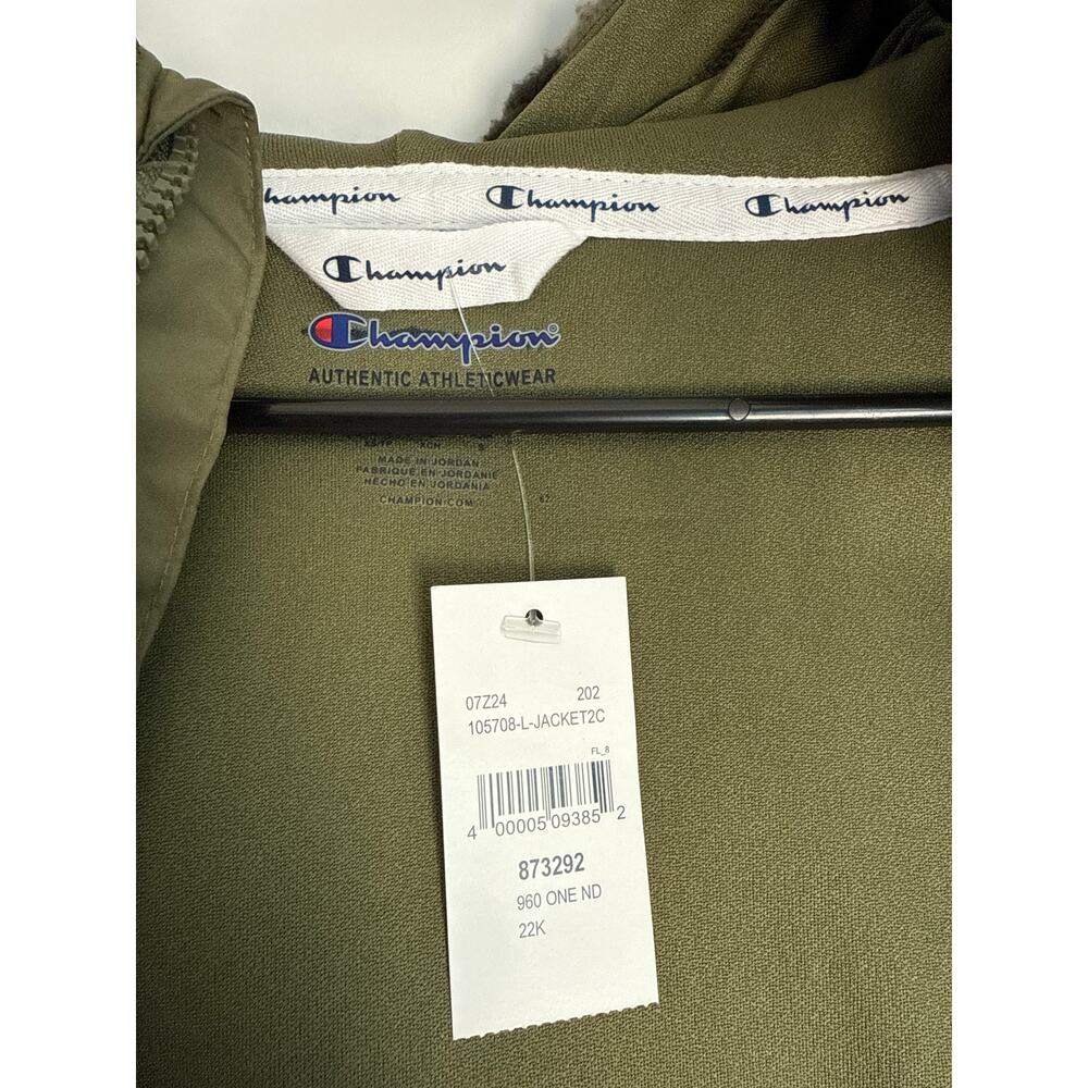 Champion Fleece Camo Print Sherpa Hooded Jacket Womens XS NWT Cozy - Picture 4 of 8